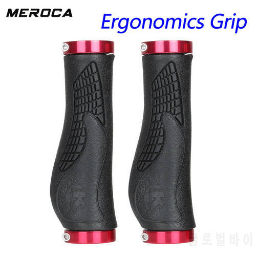 Meroca Bike Grip Ergonomics Bicycle Grip MTB Road Bike Folding Bike Anti Slip Skid Anti Shock Absorber Lightweight Protect Hand
