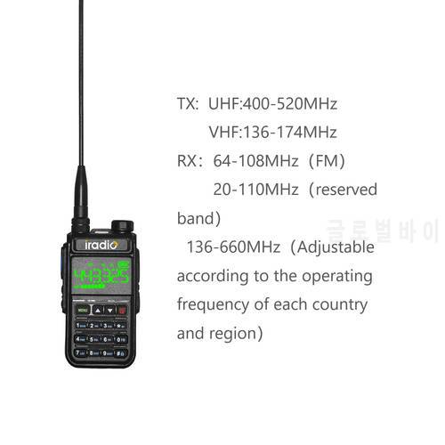 iradio UV-5118 Walkie Talkie WALKI TALKI baofeng Quad-band High Power CB Radio Vhf Uhf CB Ham Radio Upgraded of UV-5118 Radio5.5
