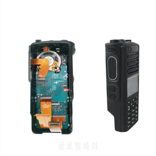 Walkie Talkie Replacement Repair Housing Case with Speaker LCD Electronic And Flexible For DGP8550e XPR7550e Two Way Radio