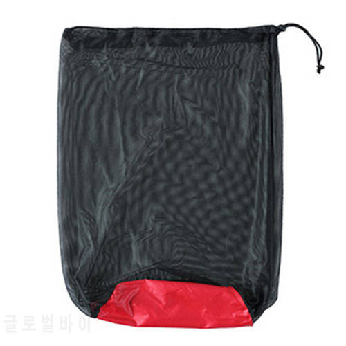 Compression Sack Outdoor Hiking Ultralight Camp Sleeping Bag Cover Pouch Clothing Stuff Drawstring Closure Red