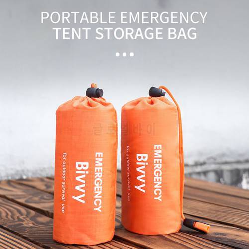 Emergency Sleeping Bag Storage Drawstring Pocket Camping Gadget Storage Bag for Traveling Hiking Camping Sleeping Mat Holders