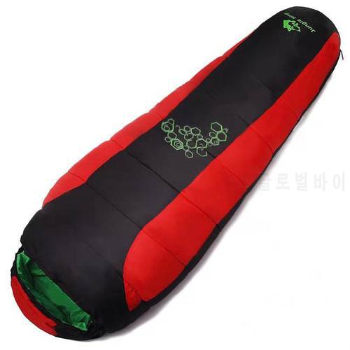 Ultralight Waterproof Camping Sleeping Bag Mummy Style Fit For Winter Thermal Thicking Travel Camping