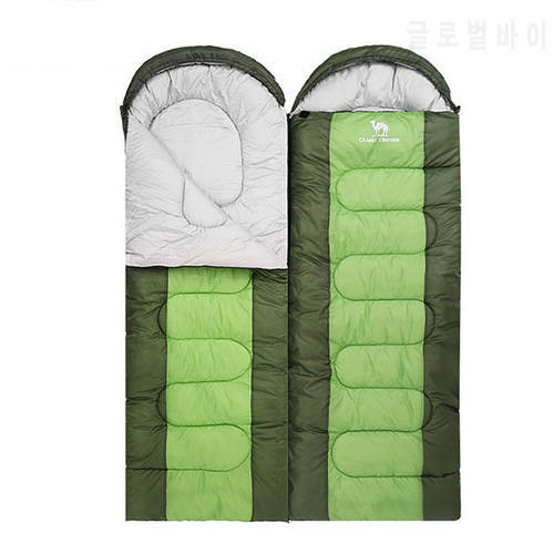 Outdoor Single Sleeping Bag Camping Travel Adult Winter Thickening Travel Indoor Adult Warm Portable Double Sleeping Bag