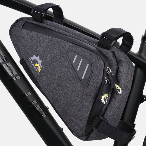 Bicycle Triangle Bag Top Tube Front Frame Bag Large Capacity Bike Cycling Front Tube Pouch Holder Bike Cycling Accessories