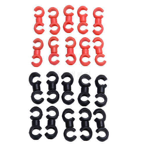 Bicycle MTB Brake Cable S Style Clips Brake Derailleur Shift Cable Line Buckle Hose Guide Bike Cross Line Clip