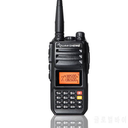 Walkie-Talkie 10 KM QuanSheng TG-UV2 Plus 10W Long Range Talkie Walkie 10KM 4000mAh Radio VHF UHF Dual Band Long Standby