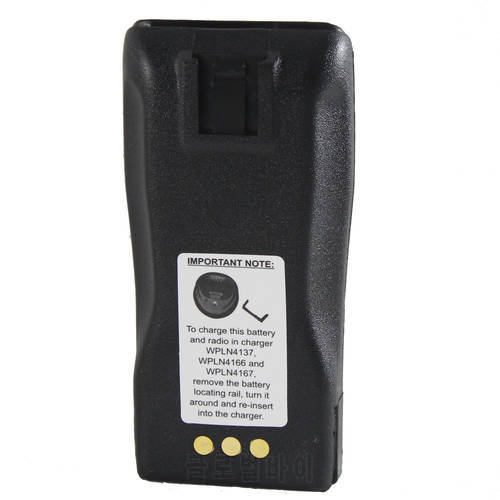 NNTN4851A Rechargeable Battery Ni-mh Li-lion Belt Clip for Gp3188 688 CP340 360 380 PR400 EP450 Radios Power Supply Replacement