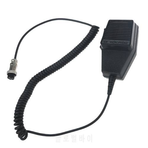 Black CB Microphone 4 Pin Connector Mic Speaker for Cobra for Superstar for Uniden for audioline Radio Easy to Replace