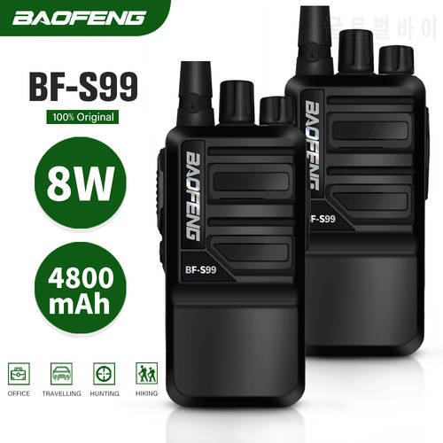 High Power Portable Walkie Talkie Baofeng BF-S99 Mini Handheld Two Way Radios UHF 400-470 Radio Communicator Interphone