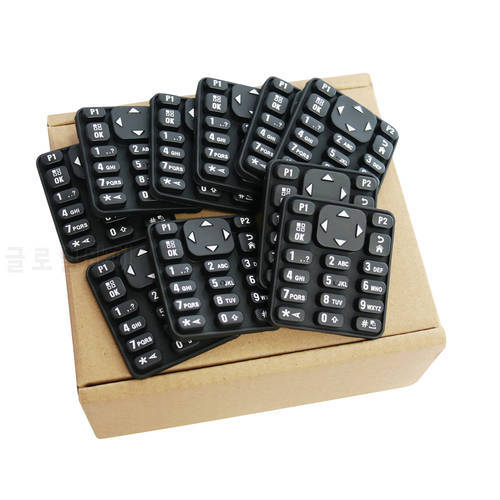 10PCS Radio Digital Number Keypad Button Rubber Keyboard For XiR P8668 P8660 GP338D DGP8550 DP4801 Walkie Talkie
