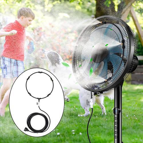 8M Misting System Fan Cooling Garden Irrigation Sprinkler Mist Kit