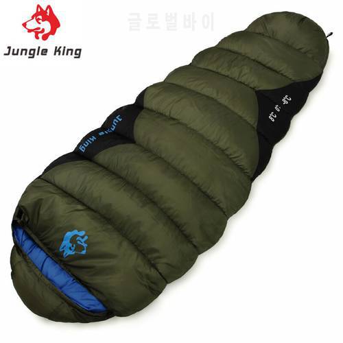 JUNGLE KING CY0903 Hiking Camping Sleeping Bag Outdoor Journey Trekking Travelling Hollow Fiber 1.5kg Adults Mummy Sleeping Bag