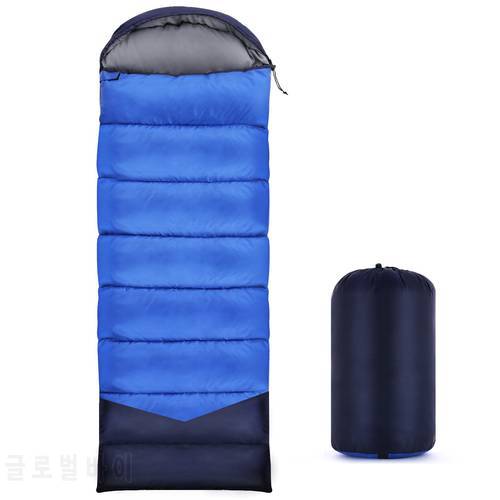 Winter single envelope sleeping bag Winter Outdoor Camping Sleeping Bag Travel Hiking