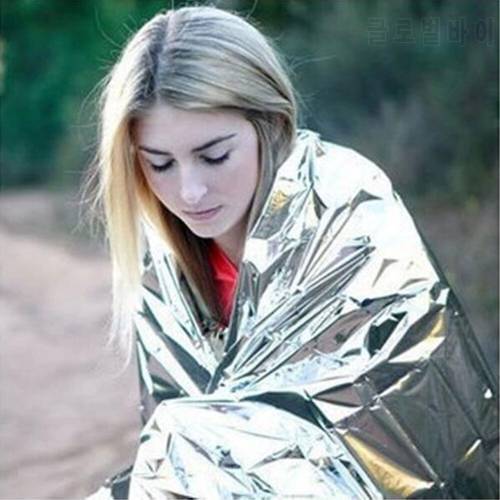 Outdoor Emergency Sleeping Bag Camping Rescue Thermal First Aid Blanket Reusable Waterproof Windproof Blanket Foil Thermal Bag