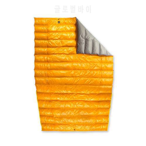 Ice Flame UL White Goose Down Quilt Ultralight Envelope Duck Sleeping Bag Mat Underquilt For Hammock Backpacking Camping Hiking