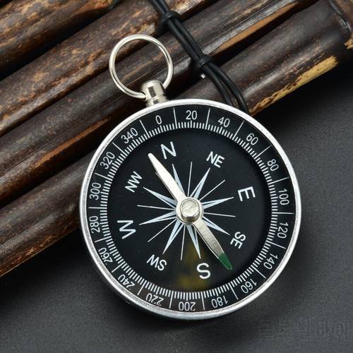 Pockets Compass Mini Camping Hiking Compasses Lightweight Aluminum Outdoor Travel Compasses Navigation Wild Survival Tool