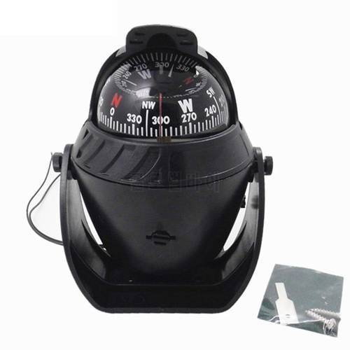 Nautical Compass LC760 Car Marine Compass Ball With Magnetic Declination Adjustment LED Light Camping Car Compass Navigation