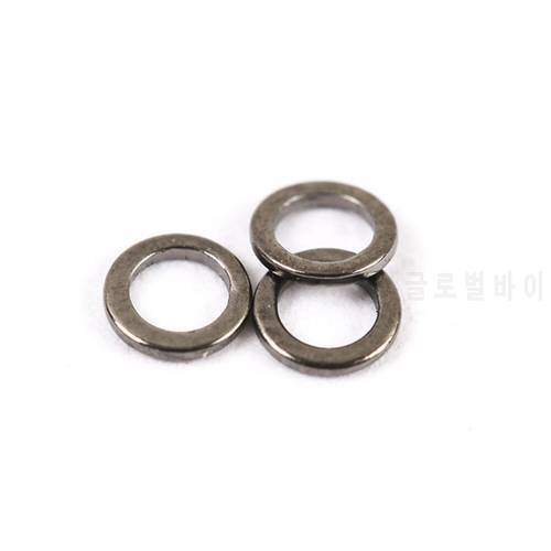 10/20/50pcs SMALL OVAL-TIPPET RINGS O-ring- Rio Leader Fly Fishing 2mm Stainless Steel Fishing Accessories
