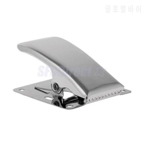 Stainless Steel Fillet Clamp Deep-jaw Fish Tail Clip with Mounting Base for Fish Cleaning Tools Fillet Bait Fishing Board