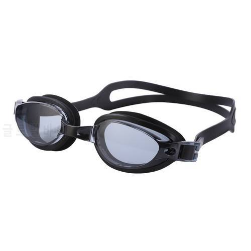 Silicone Myopia Swimming Glasses HD Waterproof and Fog-proof for Men and Women Swimming Equip