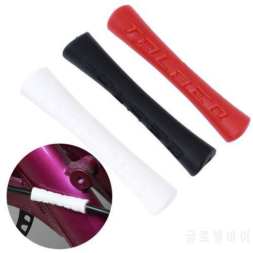 4pcs/set Ultralight Bike Frame Protective Cable Guide Bicycle Sleeve Silicone Cable Protector for MTB Road Bike Brake Shift Line