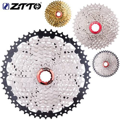 ZTTO MTB 10 Speed Bicycle Cassette And Replace Cog Steel 10S Flywheel 10Speed Road Bike Gear Cycling Mountain Bike Part