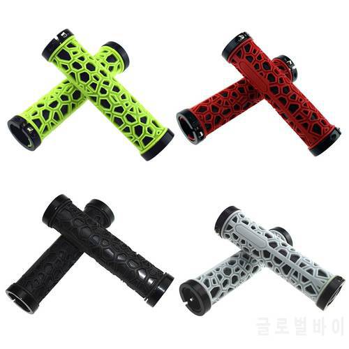 MTB 2Pcs Cycling Mountain Bicycle Scooter Bike Handle Bar Rubber Soft End Grip Handle Sets Cycling Bicycle Parts High Quality