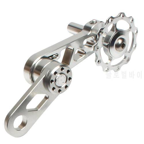 Litepro Folding Bike Chainring Tensioner Rear Derailleur Chain Guide Pulley for Oval Tooth Plate Wheel Chain Xipper Bike Parts