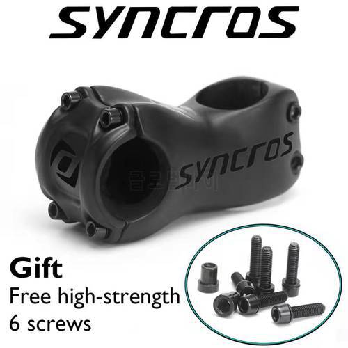 Syncros Ultra light Carbon Fraser SL MTB/Mountain Bicycle Parts Road Bike Carbon Fiber Stem Angle 6/17 Degree 31.8*70-120mm