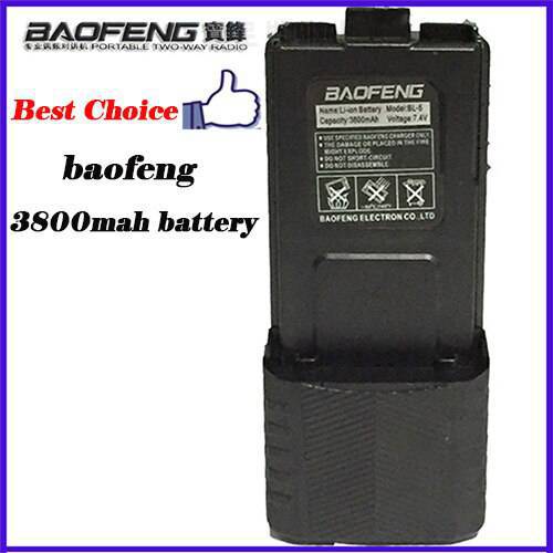 7.4v Big 3800mah Baofeng uv-5r Battery For Radio Walkie Talkie Parts Original bao feng 3800 mah UV 5R uv5r baofeng Accessories
