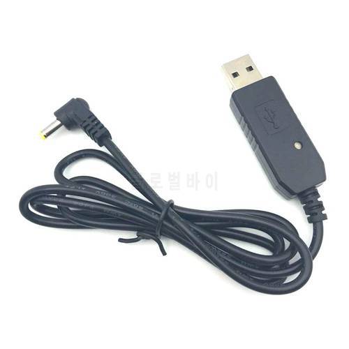 Hot For Walkie Talkie USB Charger Cable with Indicator Light for BaoFeng UV-5R Extend Battery BF-UVB3 Plus Batetery Ham Radio