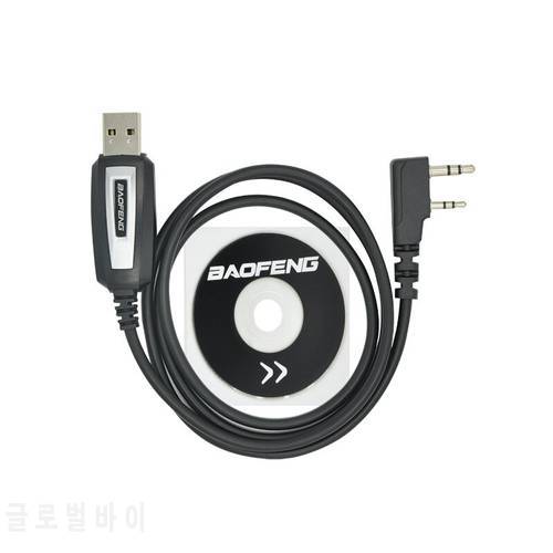 Baofeng UV-5R USB Programming Cable UV-5R Walkie Talkie Coding Cord K Port Program Wire for BF-888S UV-82 UV5R Radio Accessories