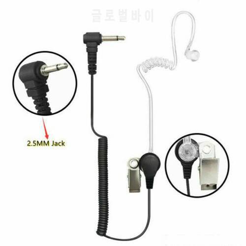 2.5mm 1Pin Listen Only Acoustic Tube Earpiece Headset Compatible with Talkabout Radio