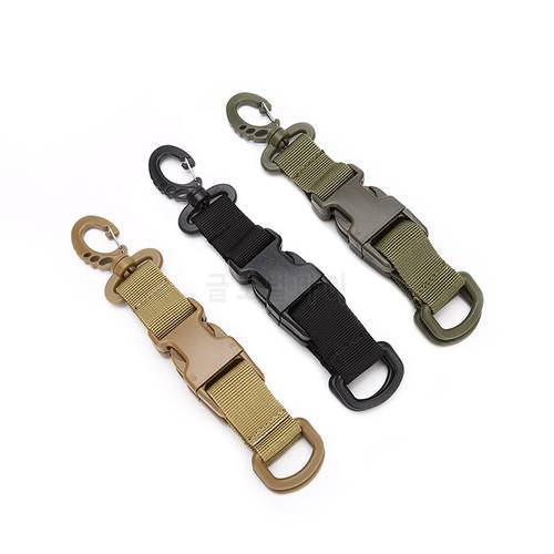 EDC Muti Tool Camping Equipment Hiking Accessories Carabiner Keychain Buckle Molle Webbing Backpack Strap Belt Clip Outdoor Gear