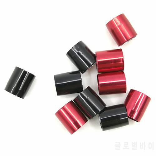 100pcs Arrow Explosion Proof Ring Aluminium Protective Sleeve Tail for 7.6mm Out Diameter Arrow Shaft Ring