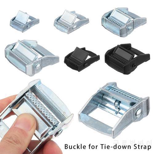 Zinc Alloy Outdoor Camping Climbing Knuckle Closure Tie-down Cargoes Strap Outdoor Tools Fixed Tensioner Ratchet Buckle