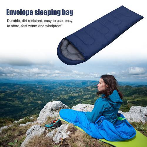 Camping Sleeping Bag Envelope Sleeping Bag Lightweight 4 Seasons Warm Sleeping Bag Outdoor Travel Hiking Camping Accessories