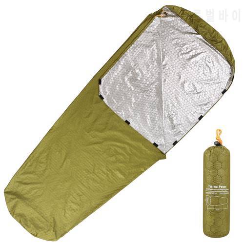 New Emergency Sleeping Bag Lightweight Waterproof Thermal Emergency Blanket Survival Gear for Outdoor Camping Hiking Backpacking
