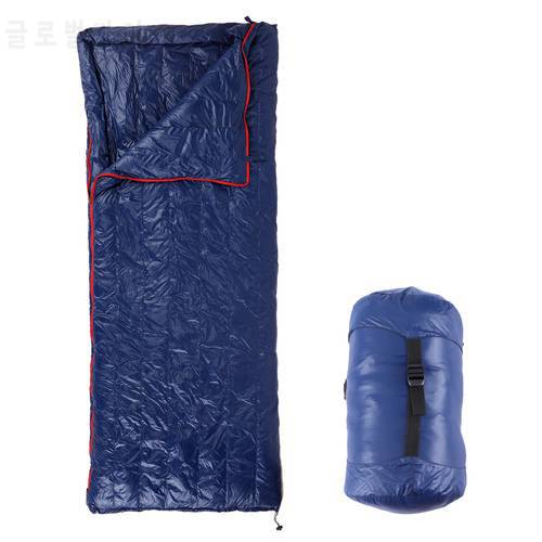 Single Preson Ultralight Goose Down Sleeping Bag with Storage Bag for Hiking Camping Backpacking Mountaineering