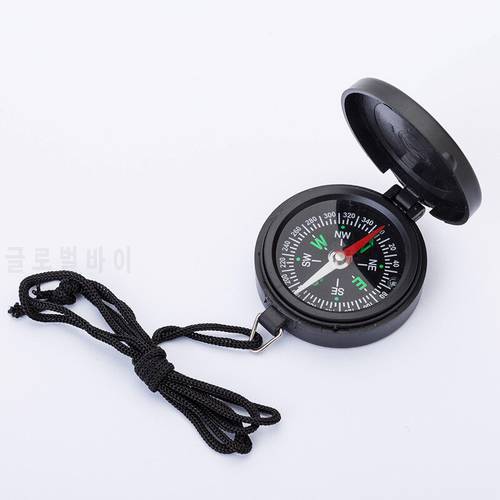 Mini Compass Survival Kit with Keychain for Outdoor Camping Hiking Hunting Backpack decorations DC40F Flip Compass