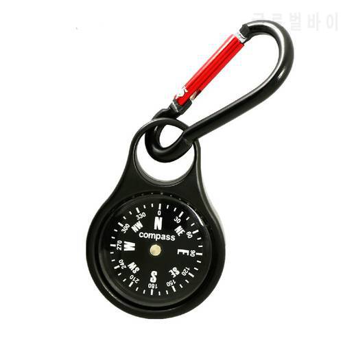 Zinc Alloy Hanging Buckle Compass Carabiner Hook Quick Hanging Compass for Outdoor Use Camping Portable Accessories
