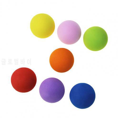 2pcs EVA Foam Golf Balls Hot new Yellow/Red/Blue Rainbow Sponge Indoor golf Practice ball Training Aid