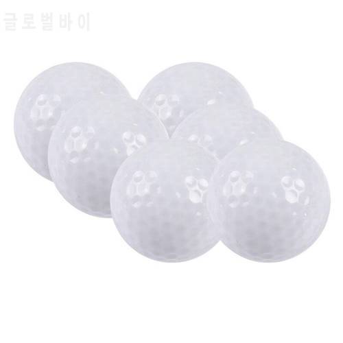 6 Pcs LED Luminous Golf Ball, Luminous Golf Ball LED Golf Practice Ball Luminous Color,Red Blue Green Pink Yellow White