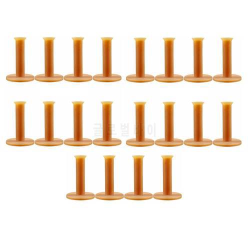 20Pcs Golf Rubber Tees,Durability And Stability Rubber Tees,Perfect For Golf Hitting Practice Mats And Outdoor Training
