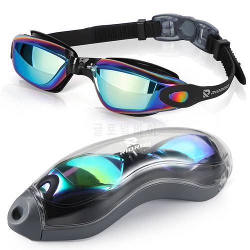 Adult Swimming Goggles Anti Fog UV Protection Swimming Goggles Soft Silicone Nose Pad Anti Leakage for Adult Men Women Goggles