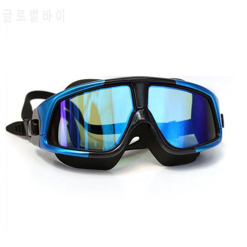 New Fashion Large Frame Swimming Goggles for Women Man HD Antifog Glasses Adult Manufacturer Direct Wholesale