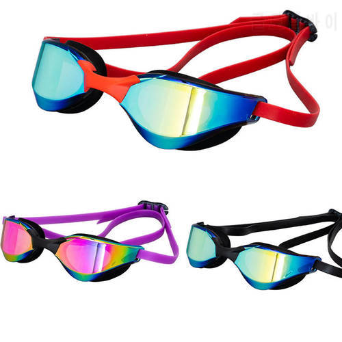 Professional Silicone Swim Eyewear Waterproof Plating Double Anti-fog Pool Glasses Anti-UV Men Women Lens Swimming Goggles