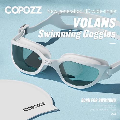 COPOZZ Professional HD Swimming Goggles Anti-Fog UV Protection Adjustable Swimming Glasses Silicone Water Glass For Men and Wome