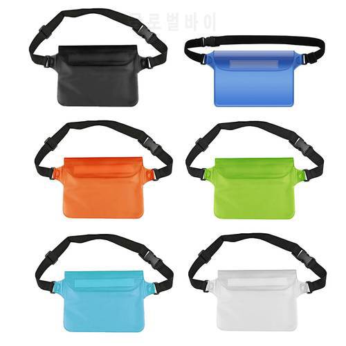 Waterproof Swimming Diving Waist Bag Praticle Portable Rafting Shoulder Waist Pack For Beach Fishing Water Sports Fanny Pack