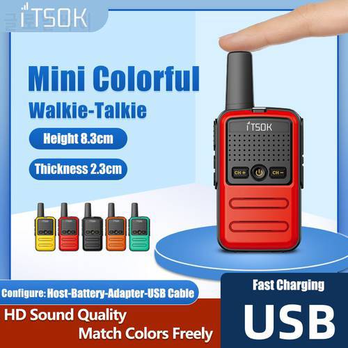 2pcs Gifts Intercom Wireless Colorful Fuselage Transceiver Two Way Radio Table Mini Toys Talki Walki Walkie Talkie Long Range